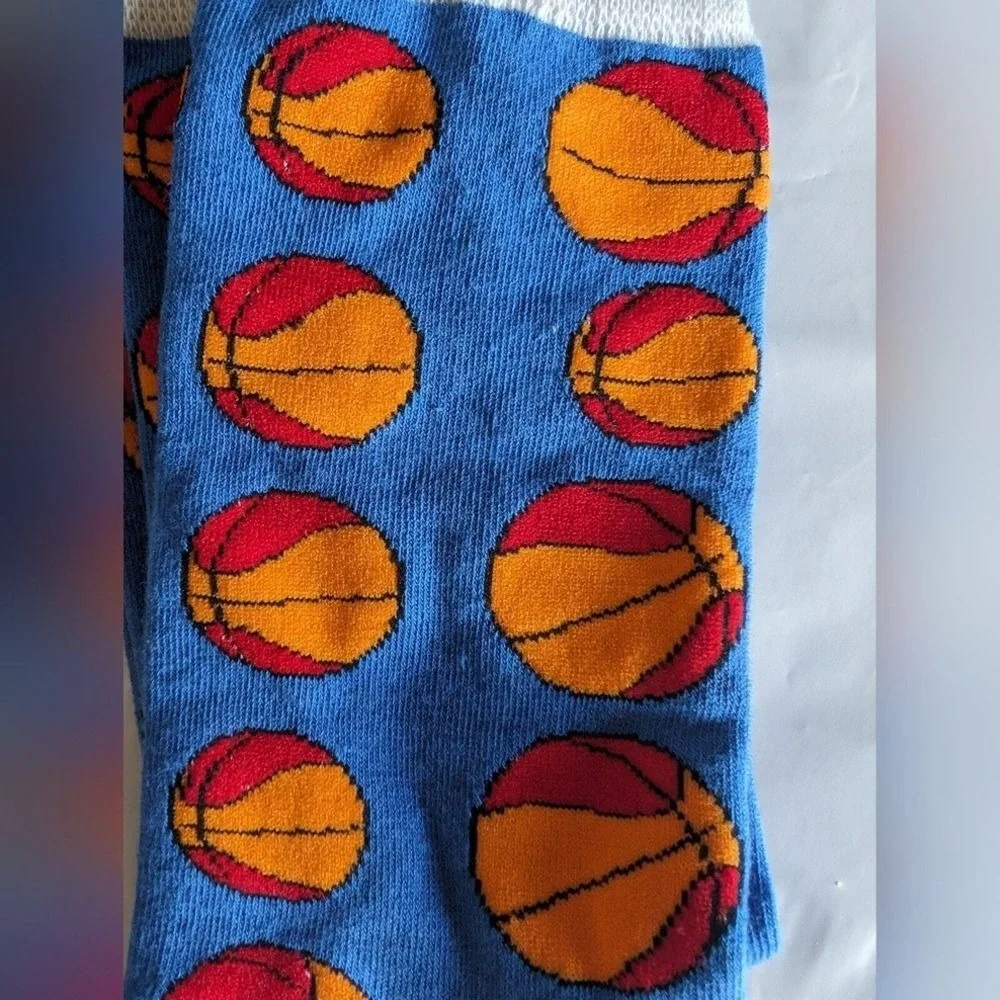 Men's New Novelty Basketball Socks Size‎ 7-13